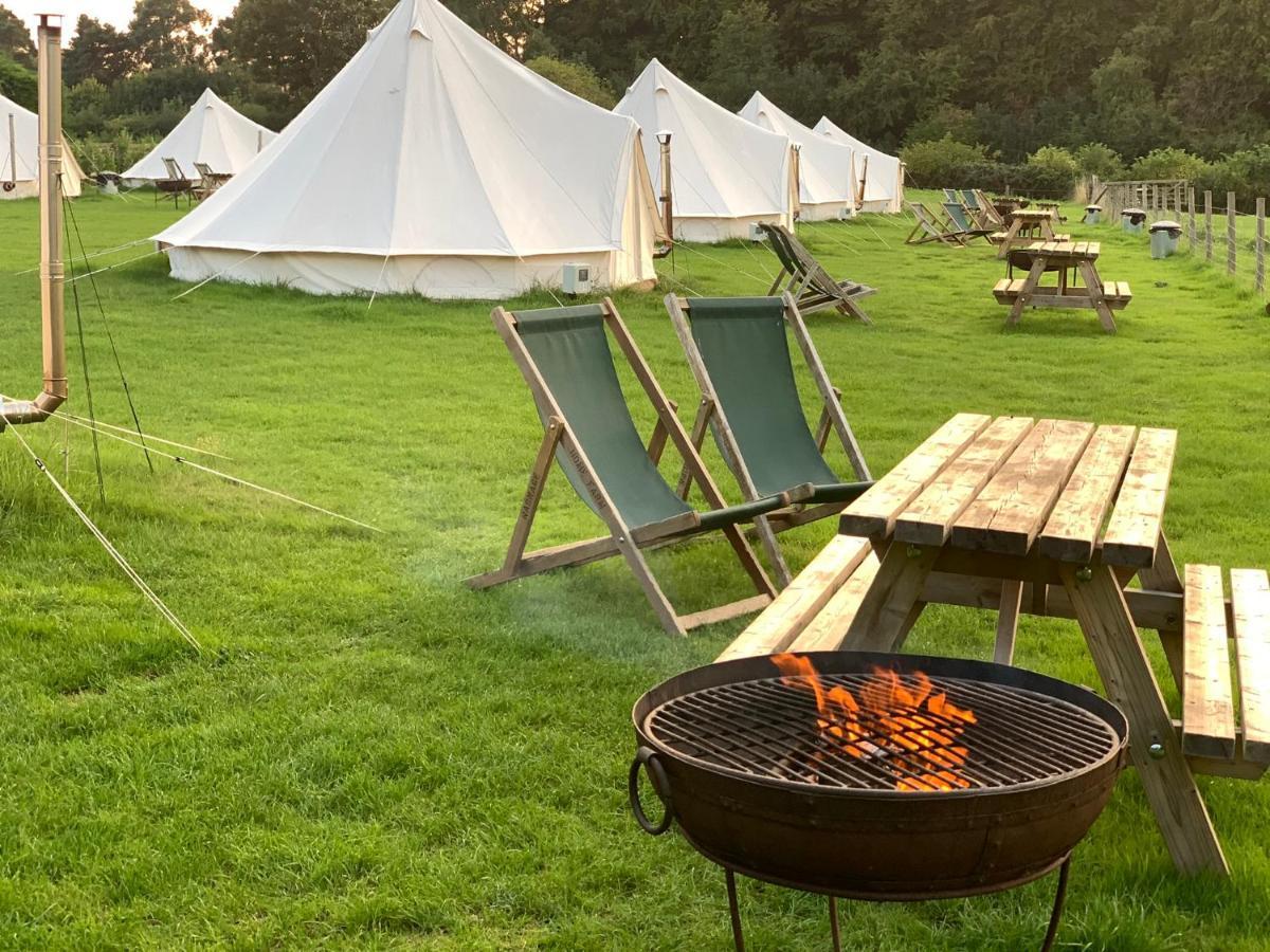 Home Farm Radnage Glamping Bell Tent 4, With Log Burner And Fire Pit Exterior photo