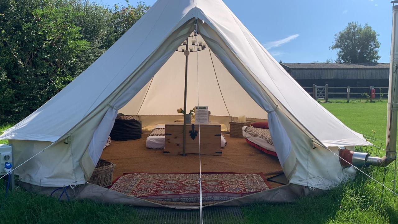 Home Farm Radnage Glamping Bell Tent 4, With Log Burner And Fire Pit Exterior photo