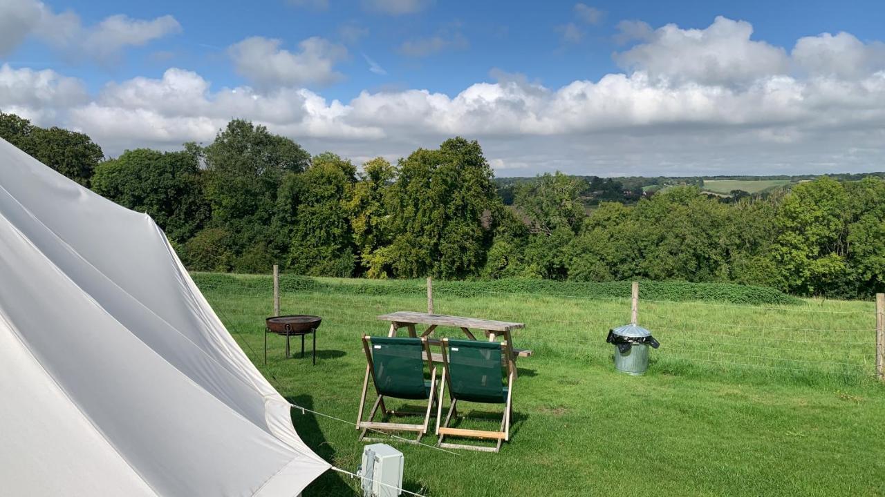 Home Farm Radnage Glamping Bell Tent 4, With Log Burner And Fire Pit Exterior photo