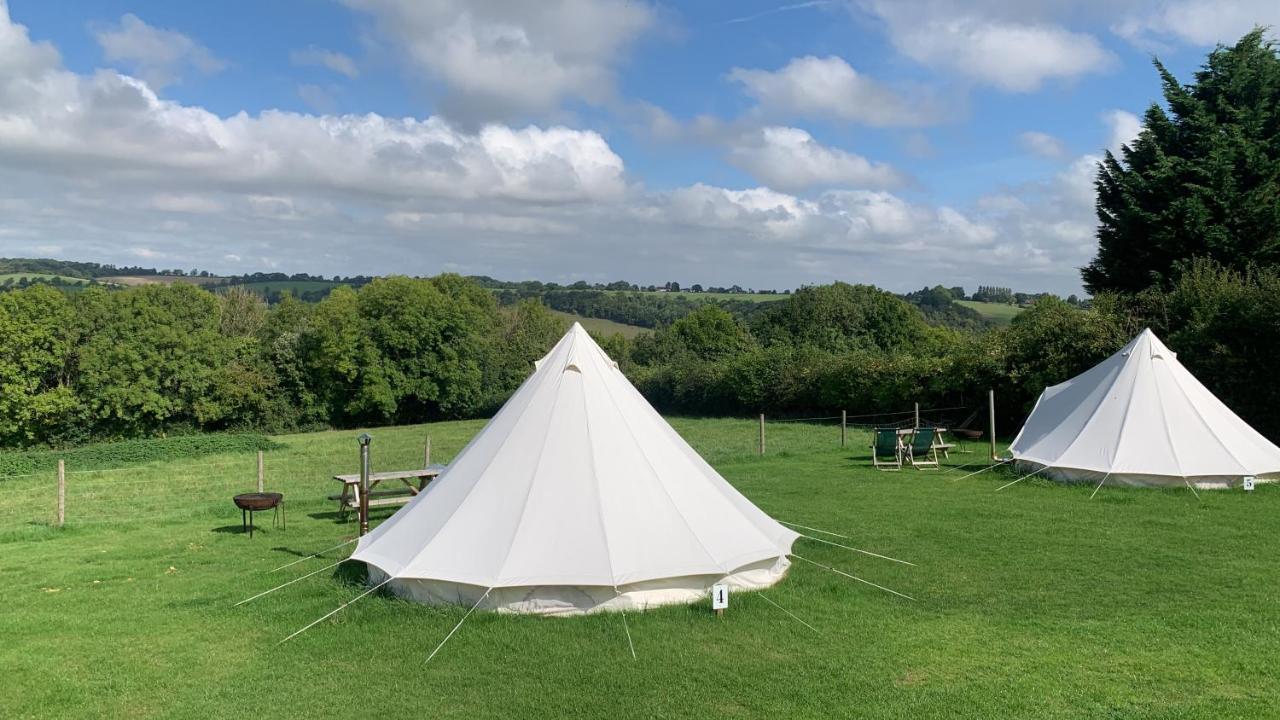 Home Farm Radnage Glamping Bell Tent 4, With Log Burner And Fire Pit Exterior photo