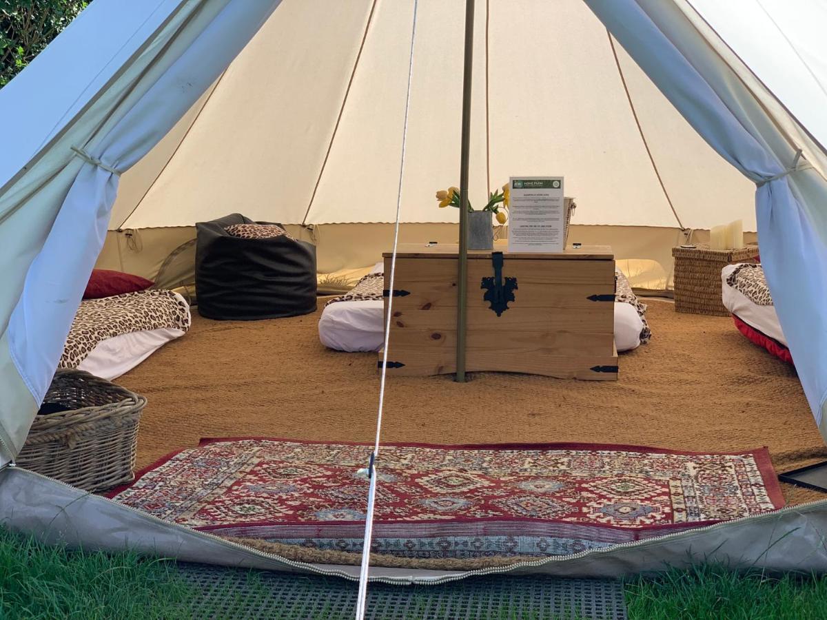 Home Farm Radnage Glamping Bell Tent 4, With Log Burner And Fire Pit Exterior photo